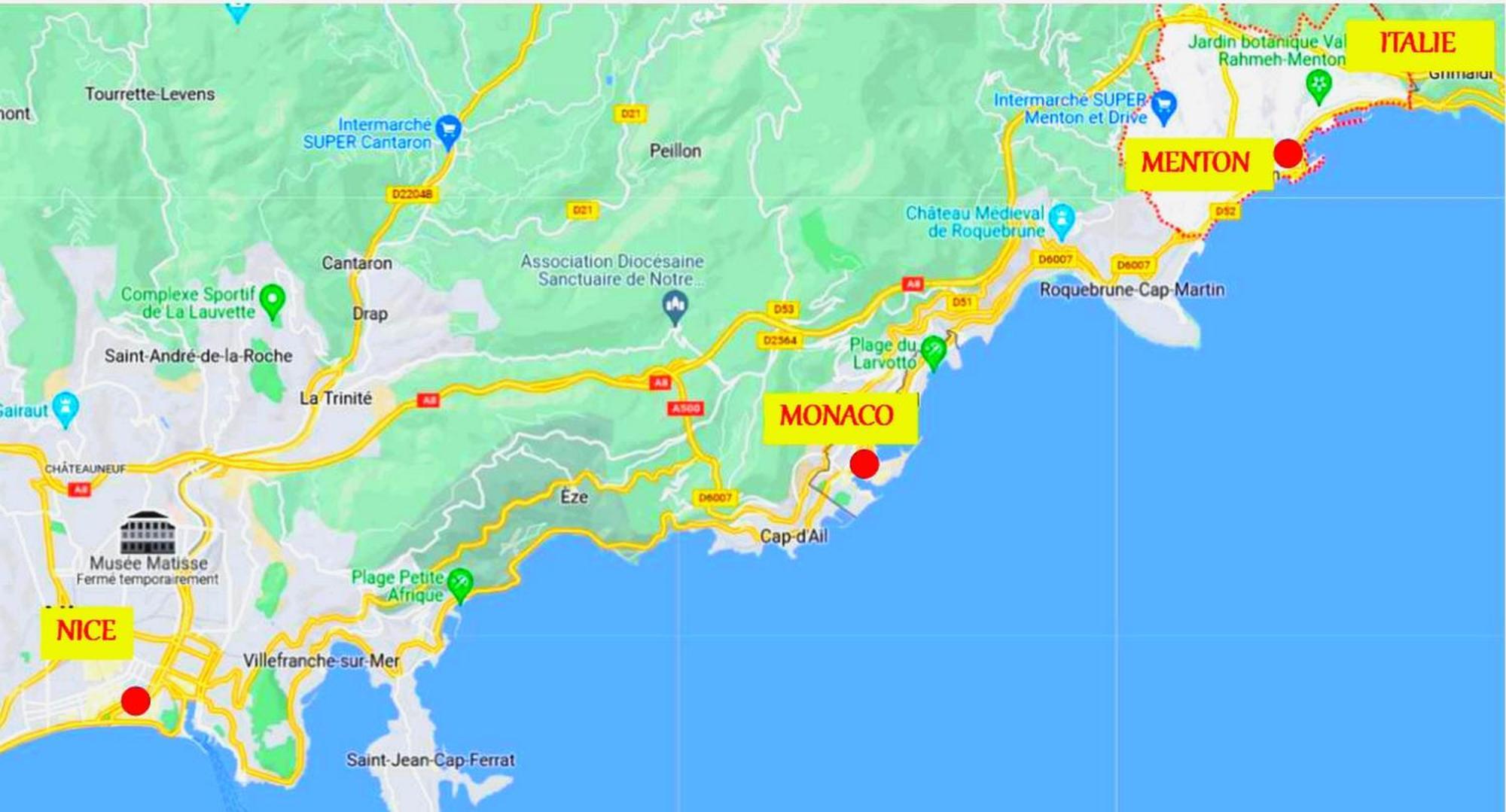 Menton, Centre Historique, Vue Mer Экстерьер фото